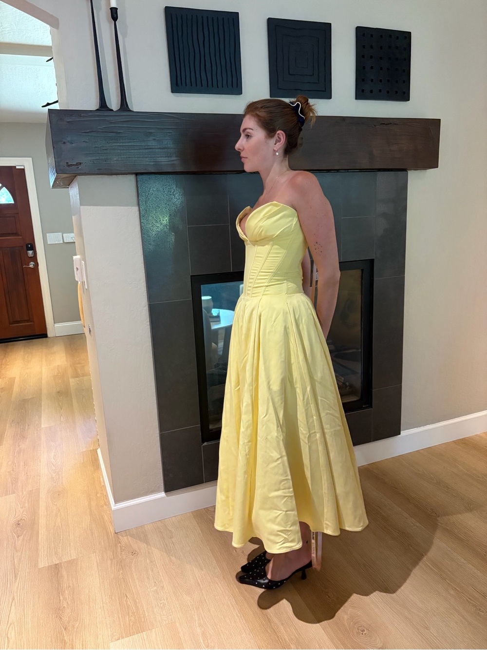 House of CB ‘LADY SUNSHINE STRAPLESS
TULLE MIDI DRESS - Picture 11 of 12